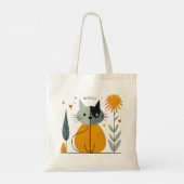 Patchwork-Kat Tote Bag (Achterkant)