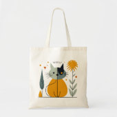 Patchwork-Kat Tote Bag (Voorkant)