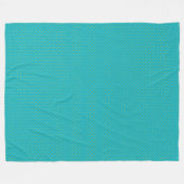 Patchwork Kazachstan Vlag Patroon Fleece Deken (Voorkant (Horizontaal))