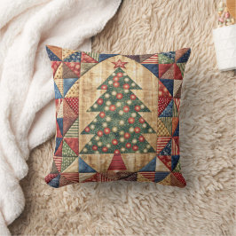 Patchwork Kerstboom 1 Kussen