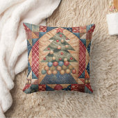 Patchwork Kerstboom 2 Kussen (Deken)