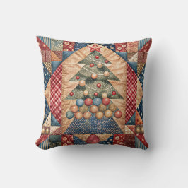 Patchwork Kerstboom 2 Kussen