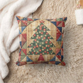 Patchwork kerstboomkussen kussen (Deken)