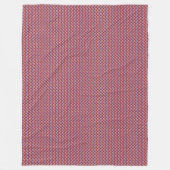 Patchwork Kiribati Vlag Patroon Fleece Deken (Voorkant)