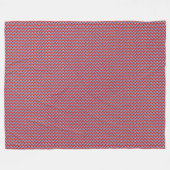 Patchwork Kiribati Vlag Patroon Fleece Deken (Voorkant (Horizontaal))