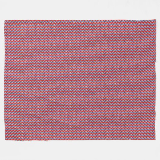 Patchwork Kiribati Vlag Patroon Fleece Deken (Voorkant (Horizontaal))
