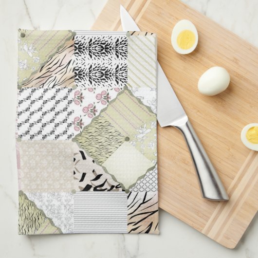 Patchwork Kitchen Towel Theedoek (Quarter Fold)