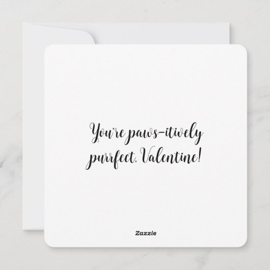 Patchwork Kittens Valentijn Feestdagenkaart (Achterkant)