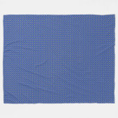 Patchwork Kosovaarse vlag patroon Fleece Deken (Voorkant (Horizontaal))