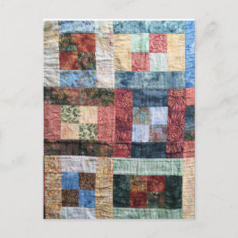  patchwork-kwilt briefkaart