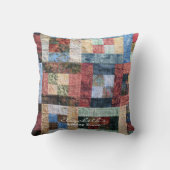  patchwork-kwilt kussen (Achterkant)