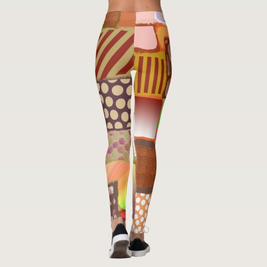 Patchwork Leggings (Achterkant)