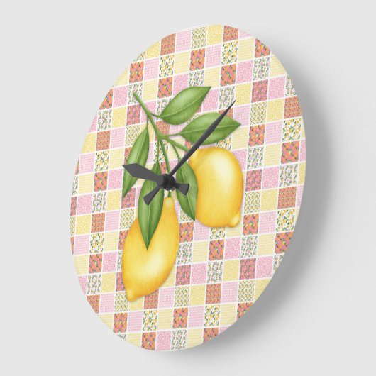 Patchwork Lemon Grote Klok (Hoek)