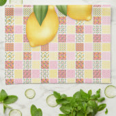 Patchwork Lemon Theedoek (Gevouwen)