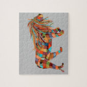 Patchwork Lion Legpuzzel (Verticaal)