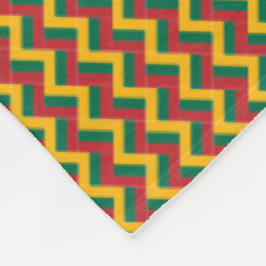 Patchwork Litouwen Vlag Patroon Fleece Deken