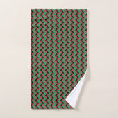 Patchwork Malawi Vlag Patroon Bad Handdoek (Handdoek)