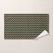 Patchwork Malawi Vlag Patroon Bad Handdoek (Handdoek)