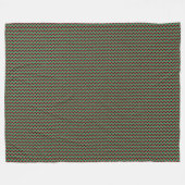 Patchwork Malawi Vlag Patroon Fleece Deken (Voorkant (Horizontaal))
