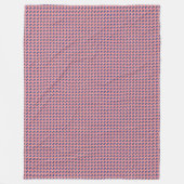 Patchwork Maleisië Vlag Patroon Fleece Deken (Voorkant)