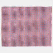 Patchwork Maleisië Vlag Patroon Fleece Deken (Voorkant (Horizontaal))