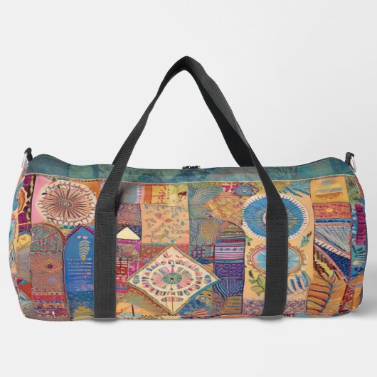Patchwork Mandala Duffle Bag Plunjezak (Voorkant)