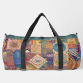Patchwork Mandala Duffle Bag Plunjezak (Achterkant)