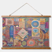 Patchwork Mandala Wall Hanging Hangend Wandkleed (Voorkant)