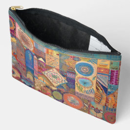 Patchwork Mandala Zippered Pouch Etui