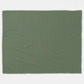 Patchwork Mauritanië Vlag Patroon Fleece Deken (Voorkant (Horizontaal))