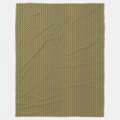 Patchwork Mauritius Vlag Patroon Fleece Deken (Voorkant)