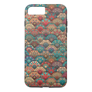 patchwork met floral mandala - elementen Case-Mate iPhone case