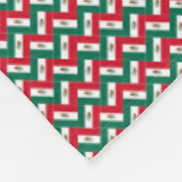 Patchwork Mexico Vlag Patroon Fleece Deken