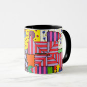 Patchwork mok (Voorkant rechts)