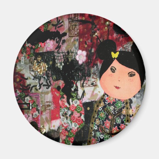 Patchwork Momiji Magneet (Voorkant)