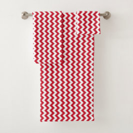 Patchwork Monaco Vlag Patroon Bad Handdoek