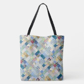 patchwork monogram tote bag (Achterkant)