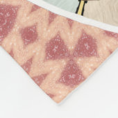 Patchwork Mountain Sunrise Sherpa Dekensprei Fleece Deken (Hoek)