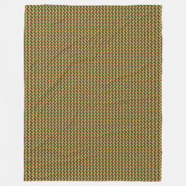 Patchwork Mozambique vlag patroon Fleece Deken