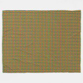 Patchwork Mozambique vlag patroon Fleece Deken (Voorkant (Horizontaal))