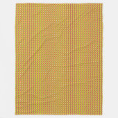 Patchwork Myanmar Vlag Patroon Fleece Deken (Voorkant)