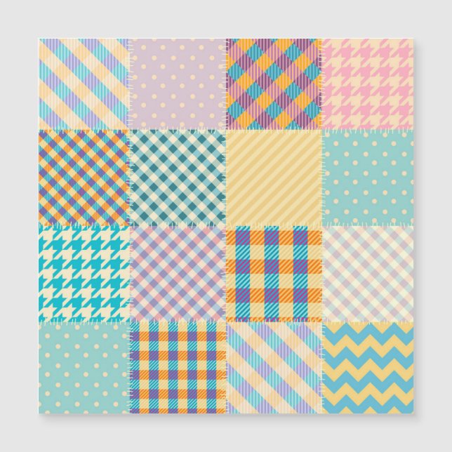  patchwork: naadloze textielachtergrond (Voorkant)