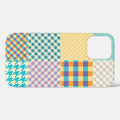 patchwork: naadloze textielachtergrond Case-Mate iPhone case (Achterkant (horizontaal))