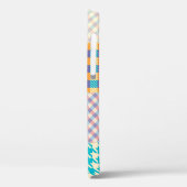 patchwork: naadloze textielachtergrond Case-Mate iPhone case (Achterkant / Links)