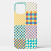 patchwork: naadloze textielachtergrond Case-Mate iPhone case (Achterkant)