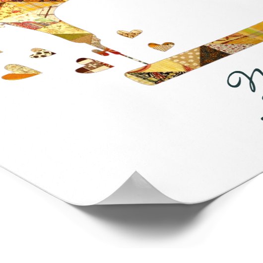 Patchwork-naaimachine Poster (Hoek)