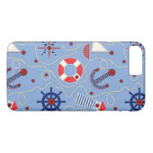 Patchwork Nautisch ontwerp Case-Mate iPhone Case (Achterkant (Horizontaal))