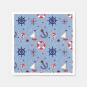 Patchwork Nautisch ontwerp Servet (Voorkant)