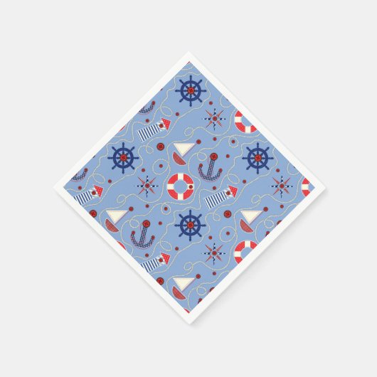 Patchwork Nautisch ontwerp Servet (Hoek)