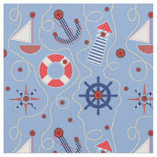 Patchwork Nautisch ontwerp Stof
